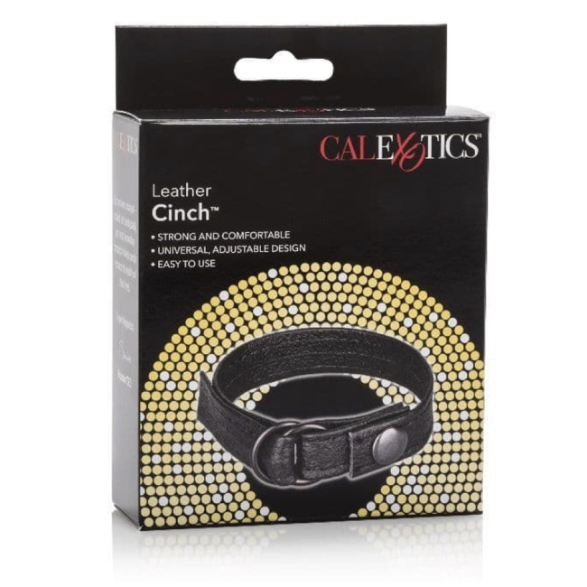 Calexotics Leather Cinch Cock Ring